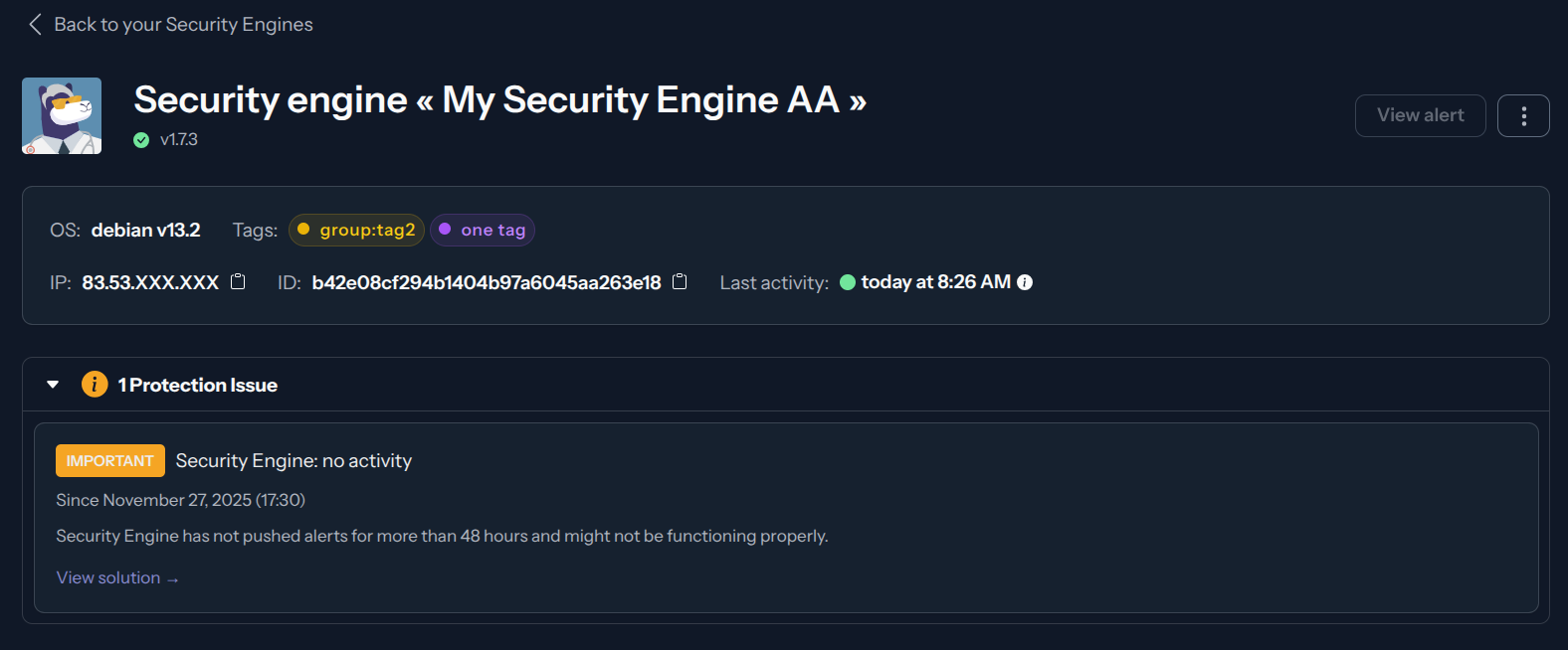 Issues in Engine Details